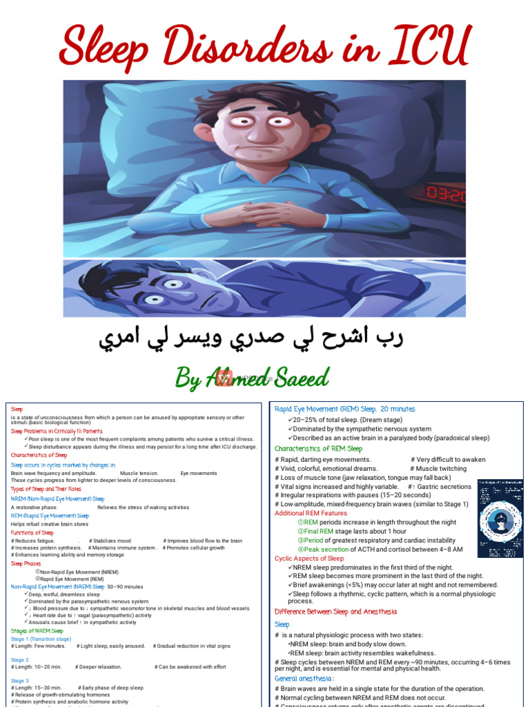 Sleep Disorders-WPS Office | PDF | Sleep | Rapid Eye Movement Sleep