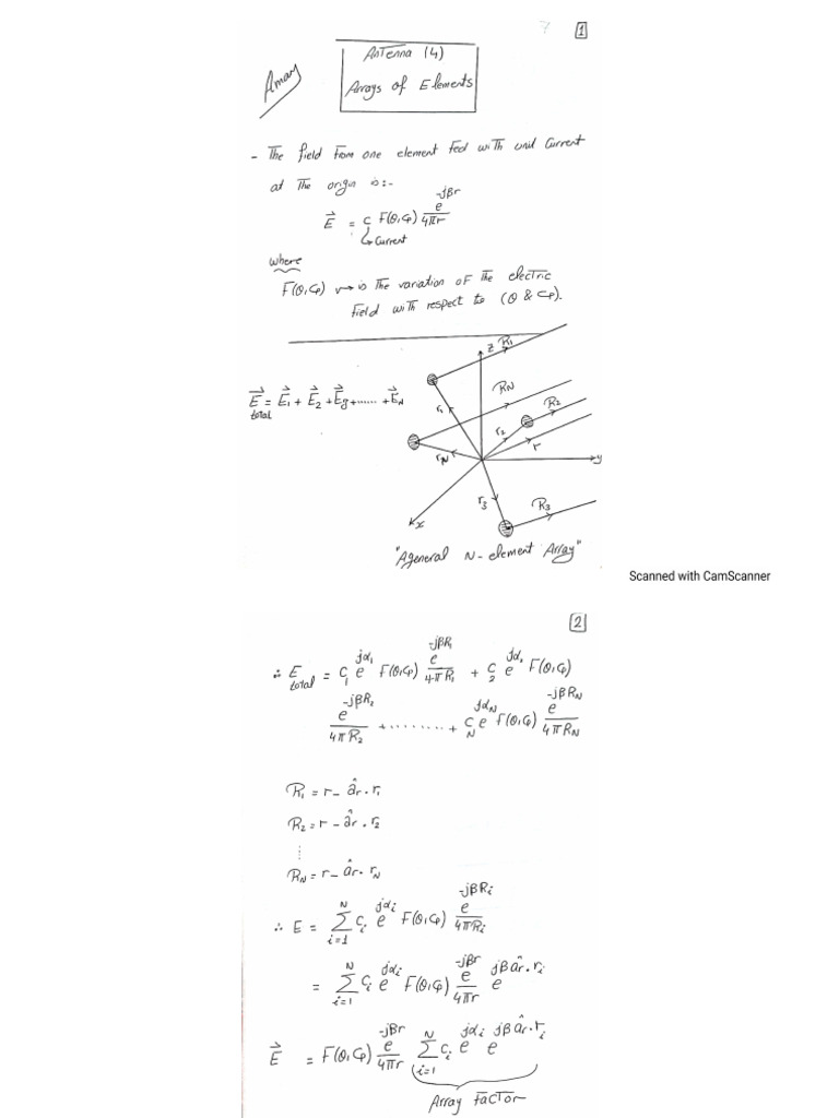 Antenna Array 1 | PDF