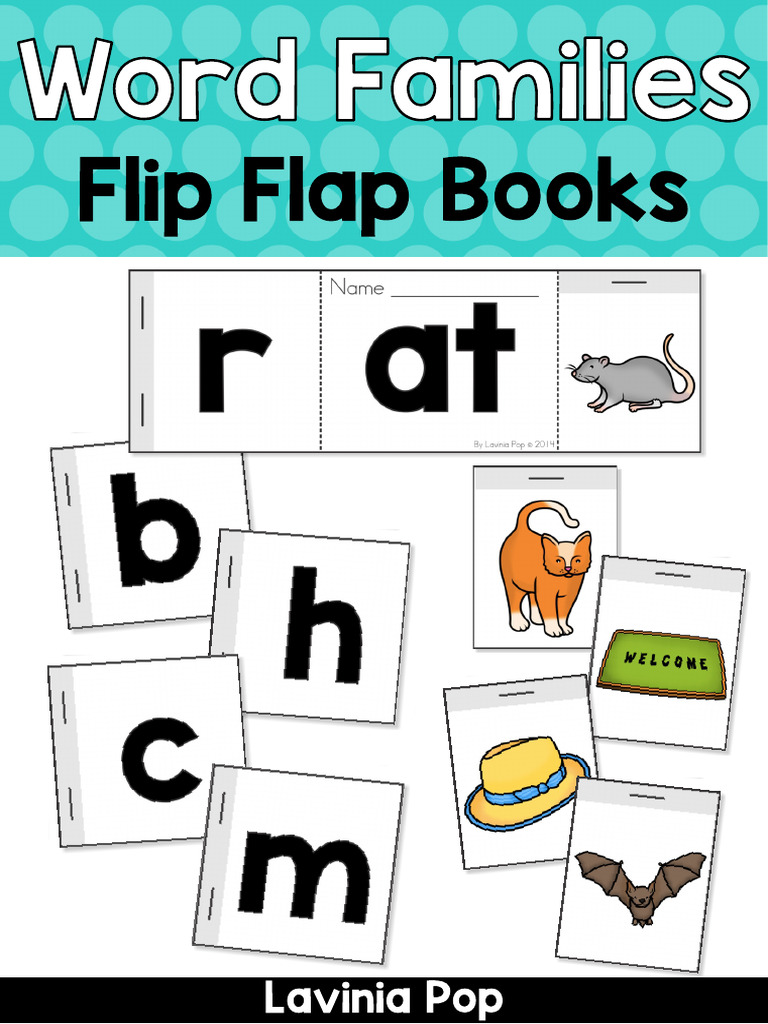 Flip Flap Books Word Families SAMPLE | PDF