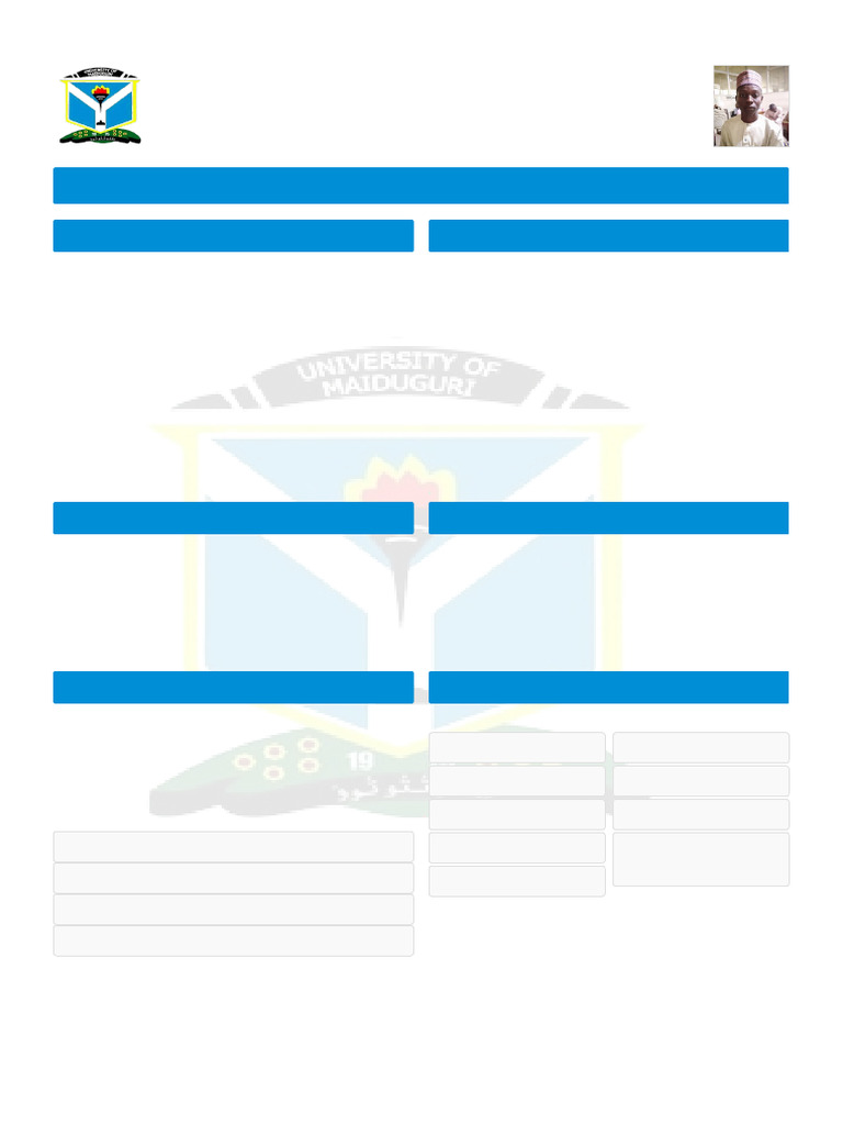 University of Maiduguri Post UTME Form | PDF