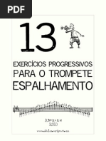 13 Exercicios Progressivos Para o Trompete - Espalhamento