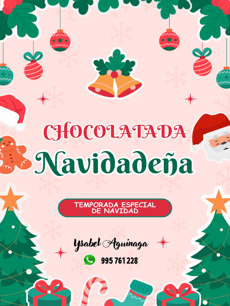 Menú Especial de Chocolatada Navideña | PDF