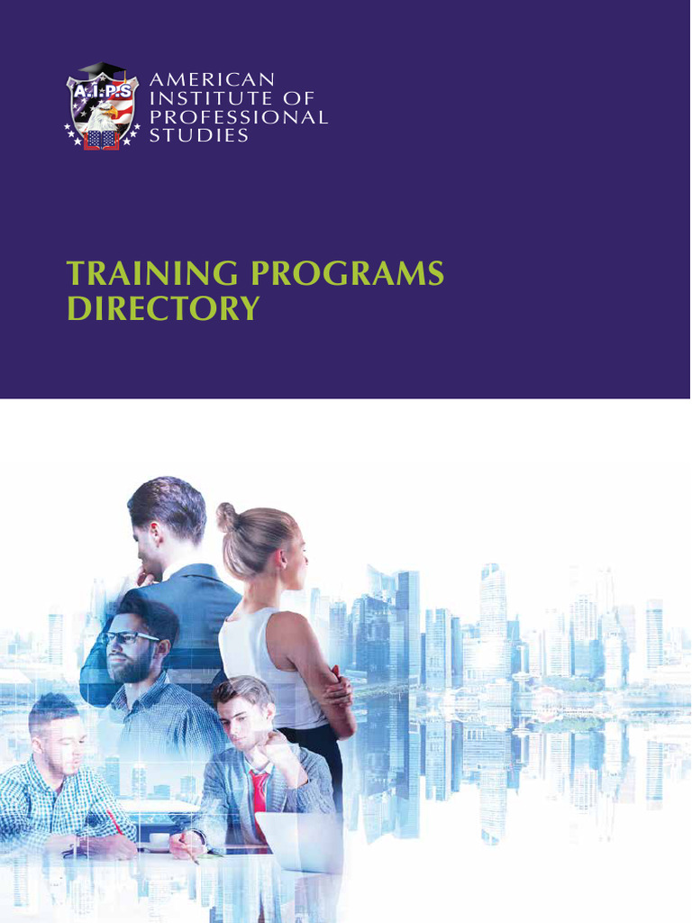Comprehensive Training Programs Directory | PDF | Economics | Human ...
