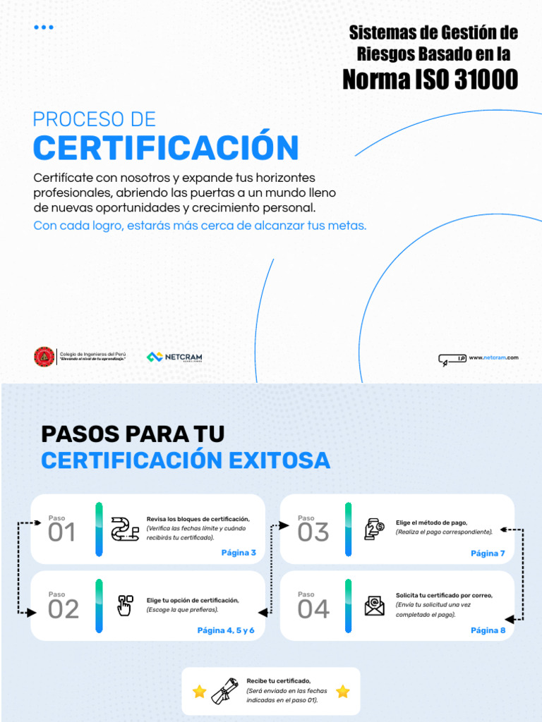 Proceso de Certificación ISO 31000 | PDF
