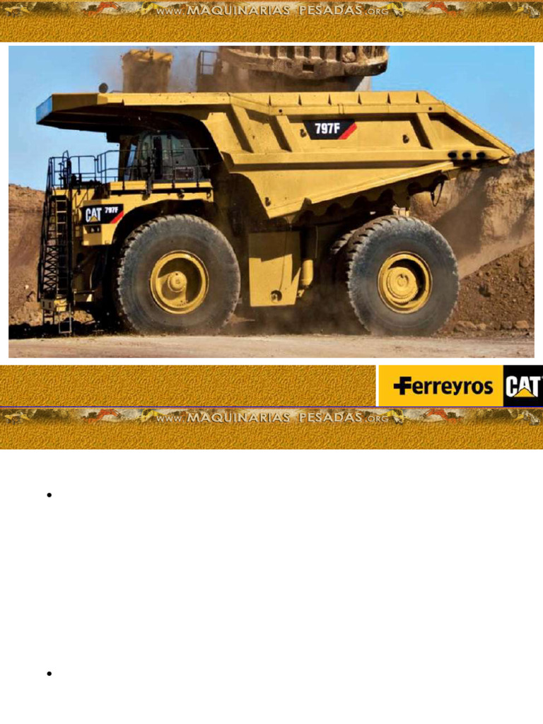 Caterpillar Ferreyros Truck 797f Course Training Operation | PDF