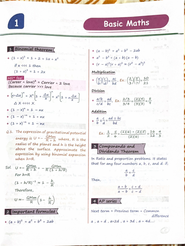 MR Sir Basic Math | PDF