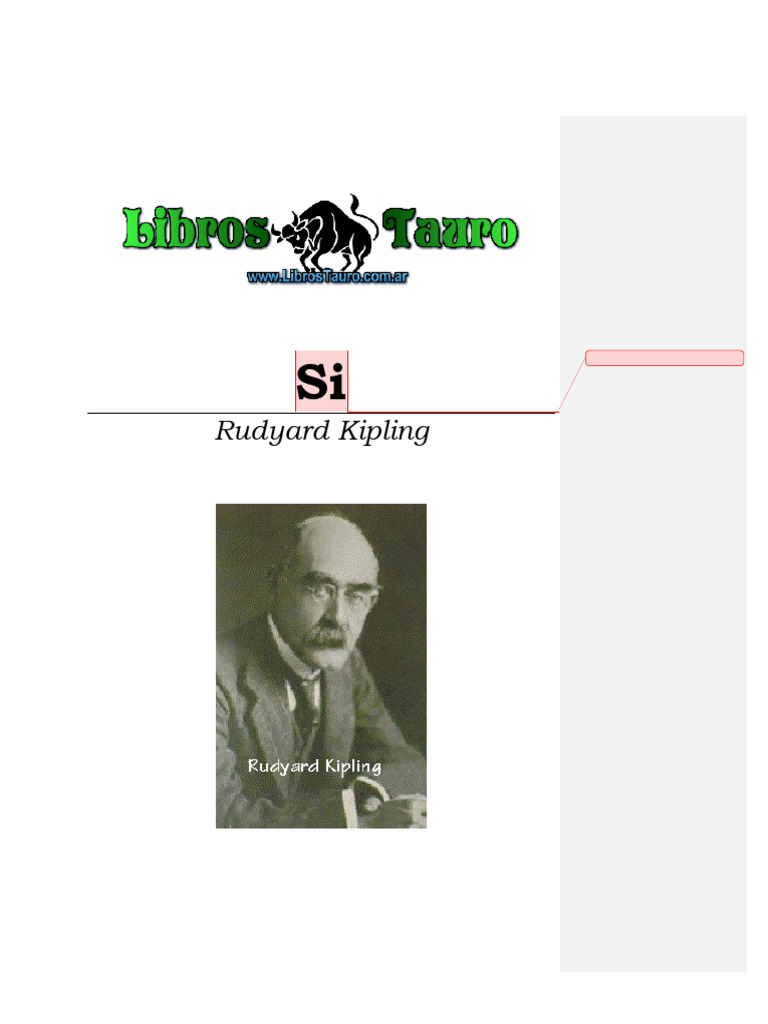 Kipling, Joseph Rudyard - Si | PDF