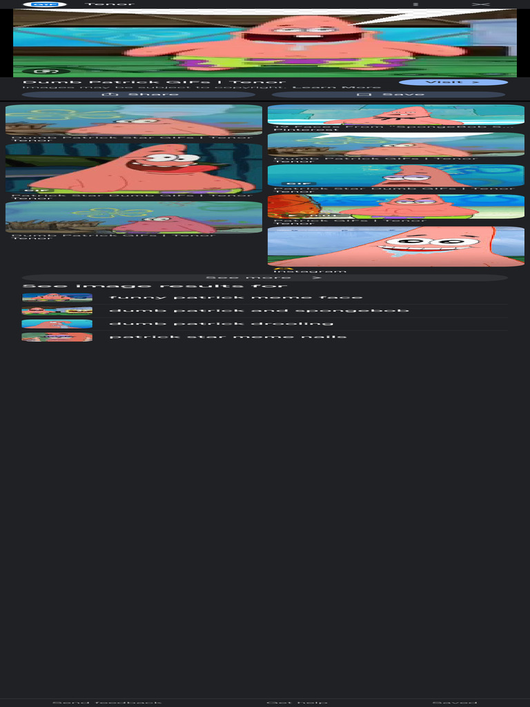 Dumb Patrick Star GIFs Collection | PDF