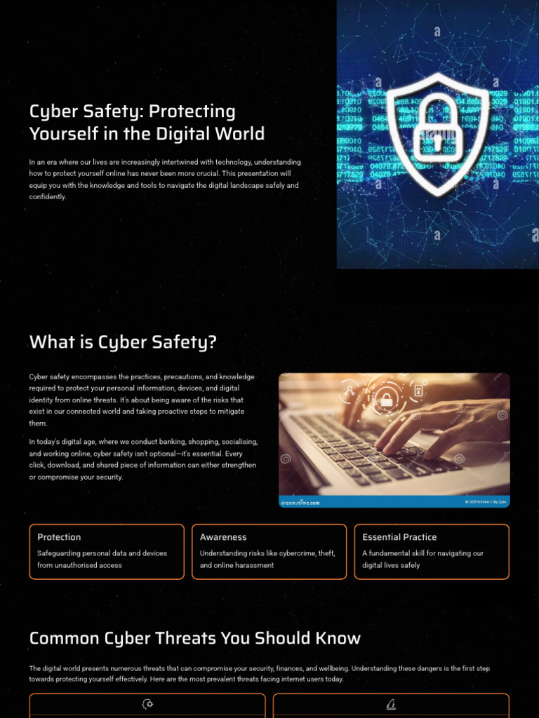 Cyber Safety: Essential Online Protection Tips | PDF | Computer ...