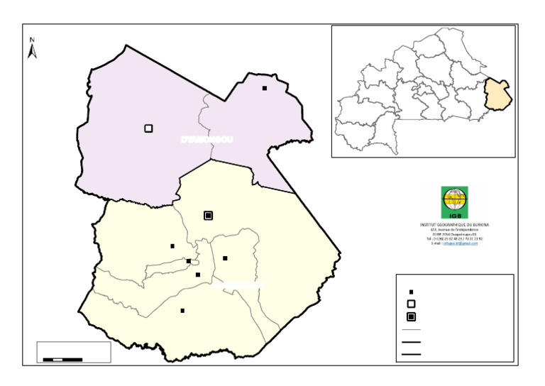 Carte de la région de la Tapoa | PDF