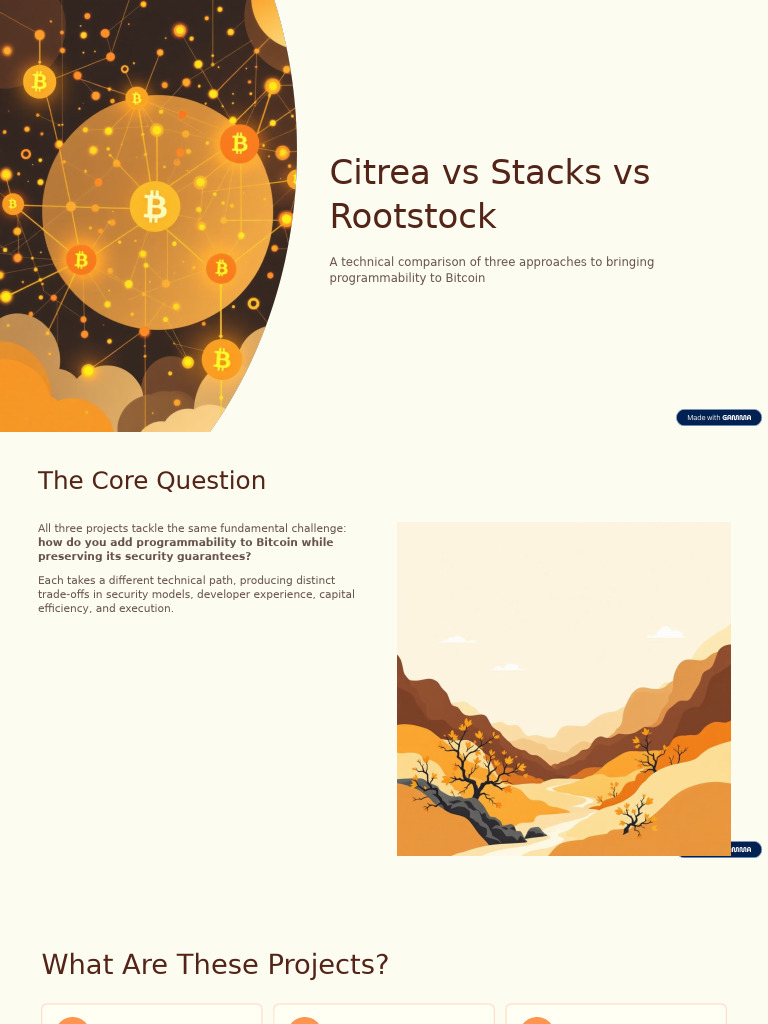 Citrea Vs Stacks Vs Rootstock | PDF | Bitcoin | Market Liquidity