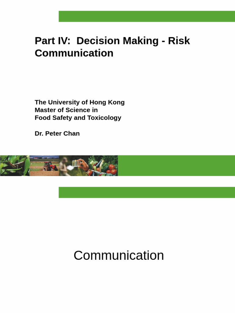 Risk Communication Strategies Explained | PDF | Risk | Communication