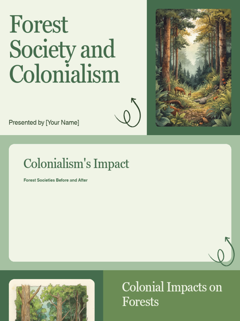Presentation - Forest Society and Colonialism 2 | PDF