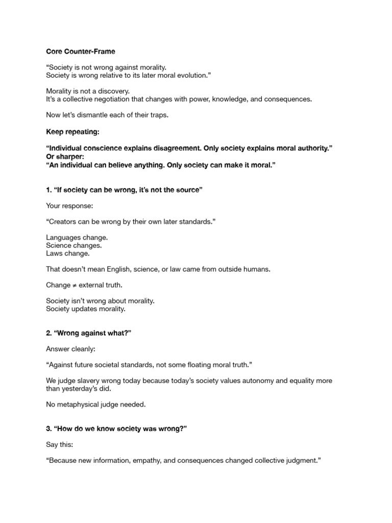 Rebuttle Sheet | PDF | Morality | Immanuel Kant