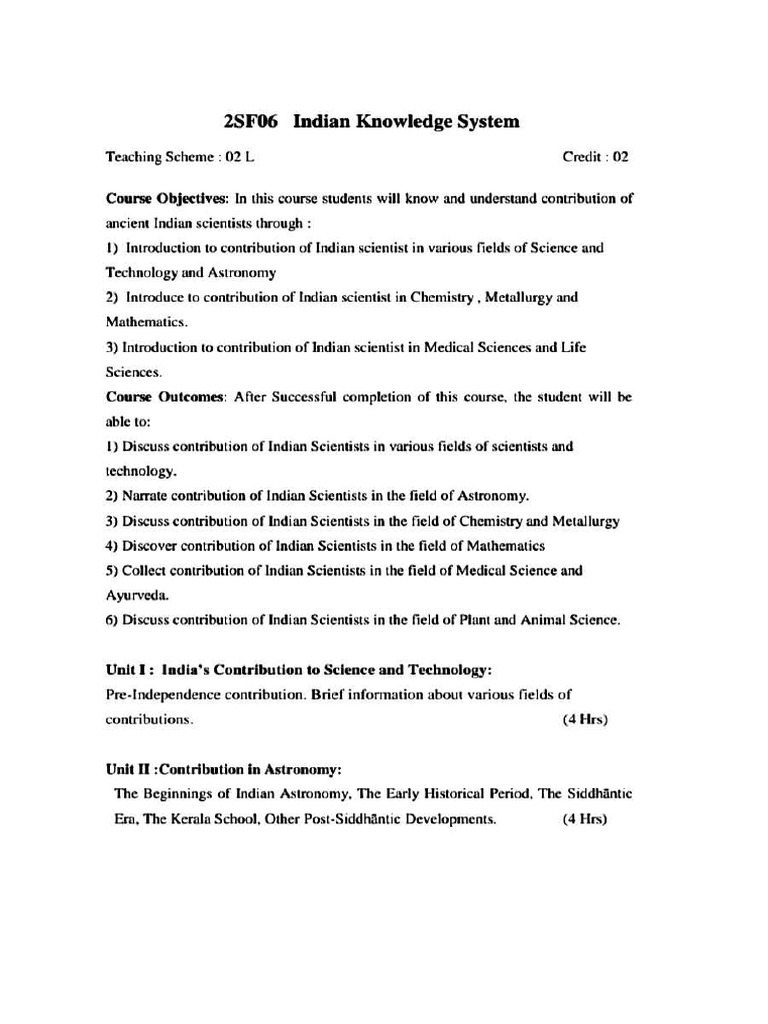 Iks 1st Semester Nep Syllabus | PDF