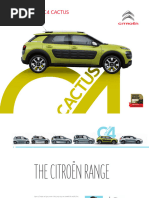 Citron C4 Cactus Specifications Overview | PDF | Car Body Styles | Car
