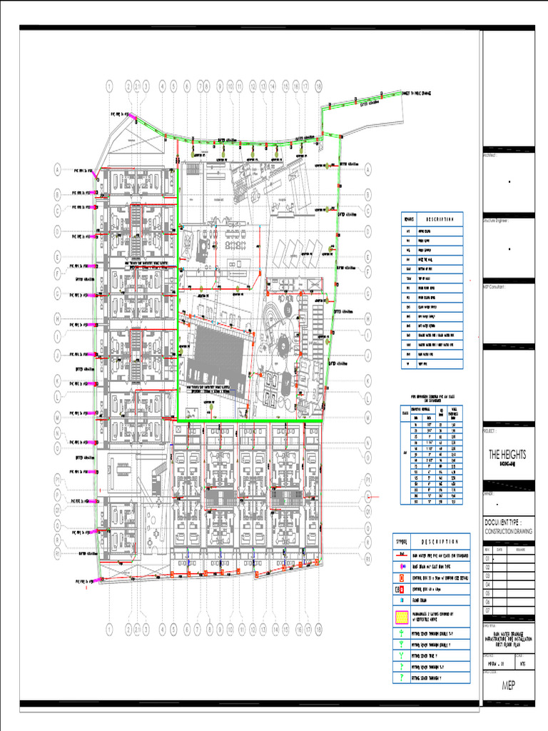 Construction Drawings for The Heights | PDF