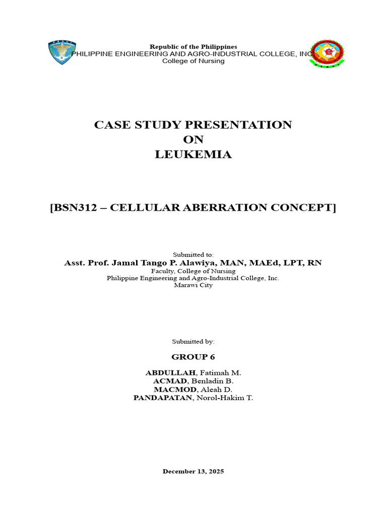 Leukemia | PDF | Leukemia | Chemotherapy