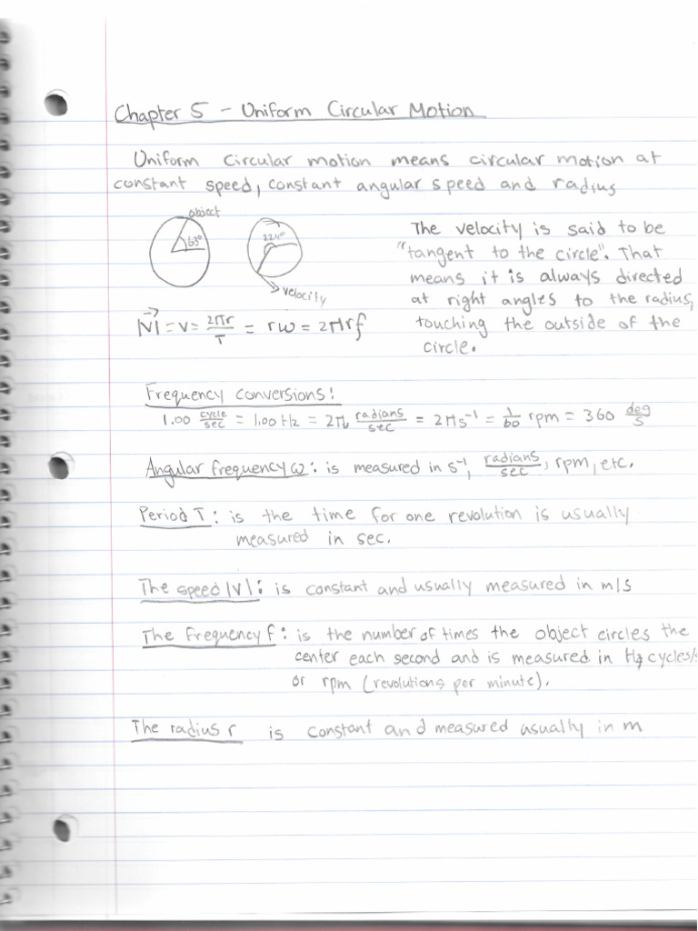 Sri.y- Chapter 5 Notes | PDF