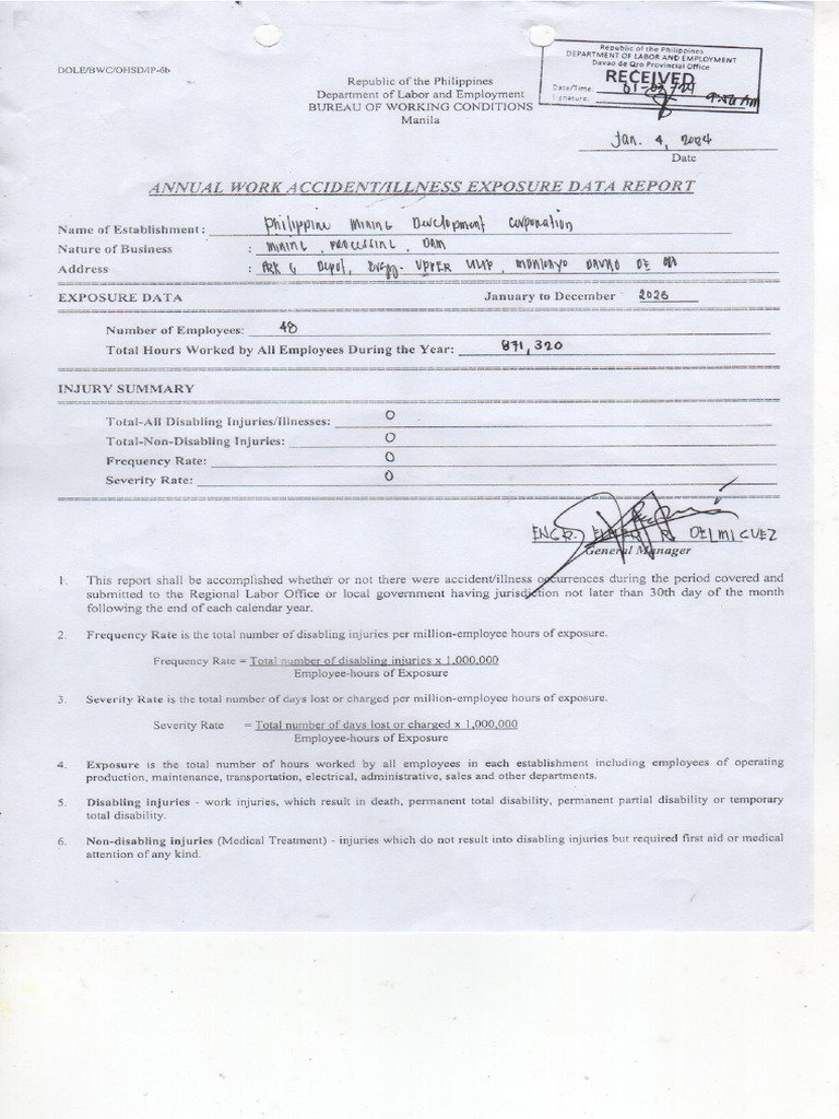 Aedr Report Sample | PDF