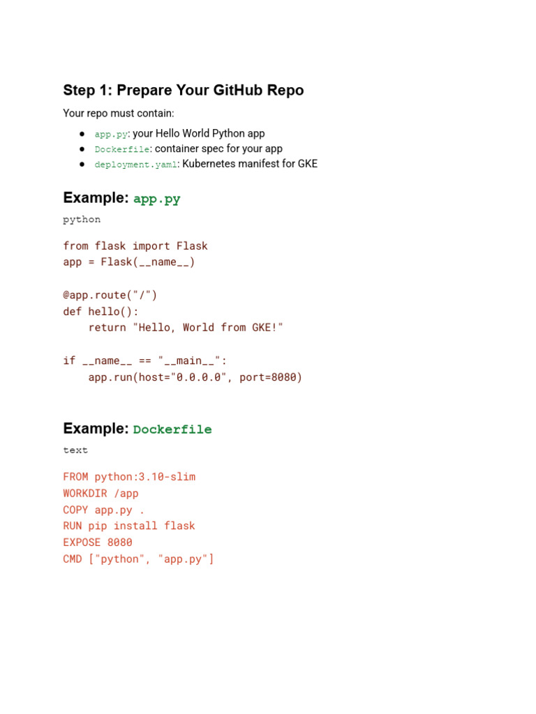 GKE PY CICD | PDF | Software Engineering | Computer Networking