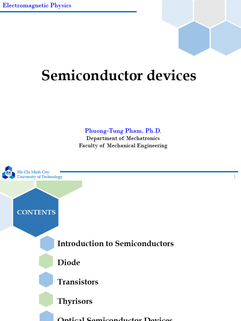 Overview of Semiconductor Devices | PDF | Field Effect Transistor ...