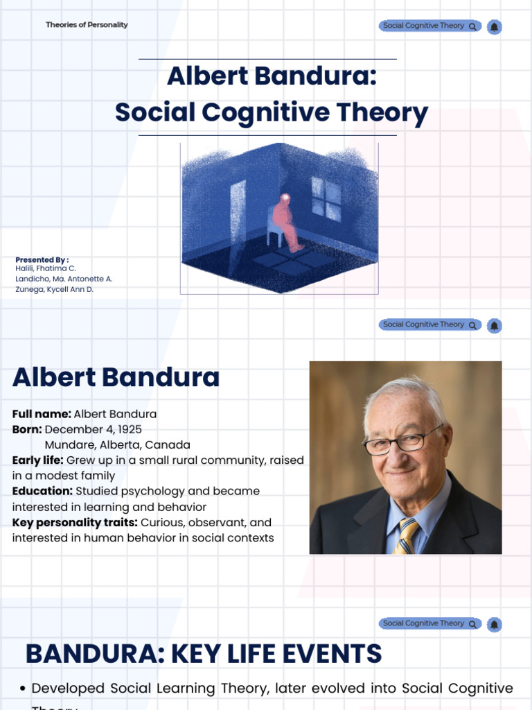 Understanding Social Cognitive Theory | PDF | Self Efficacy ...
