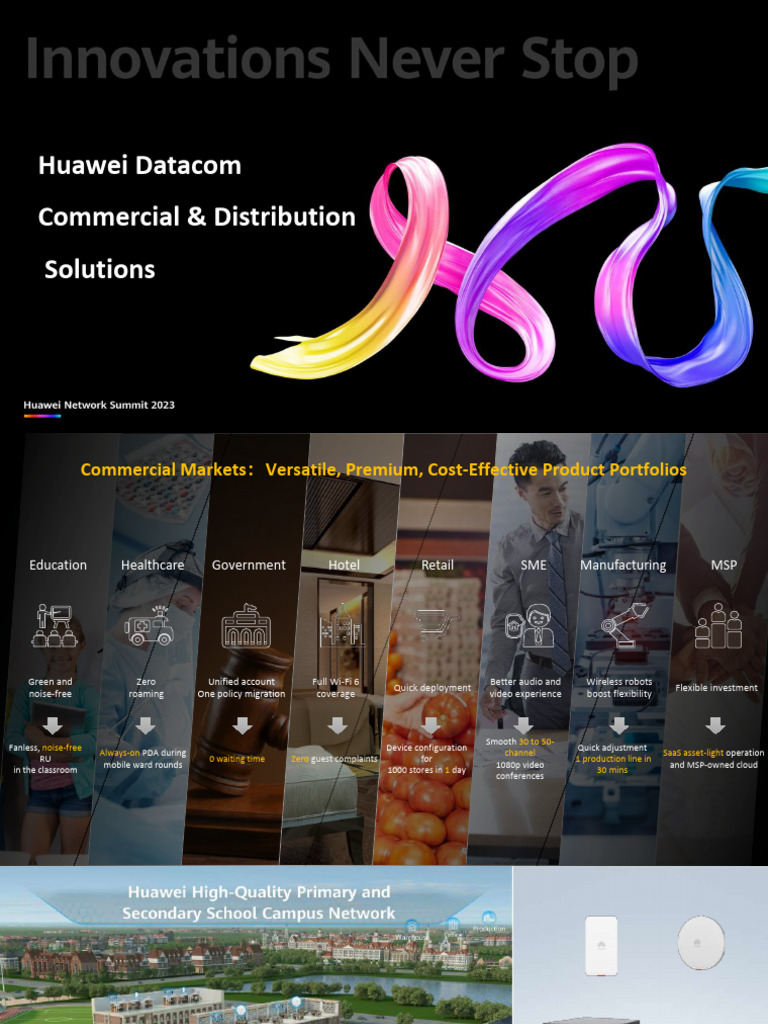 Huawei Datacom Solutions for Commercial Markets | PDF | Personal ...