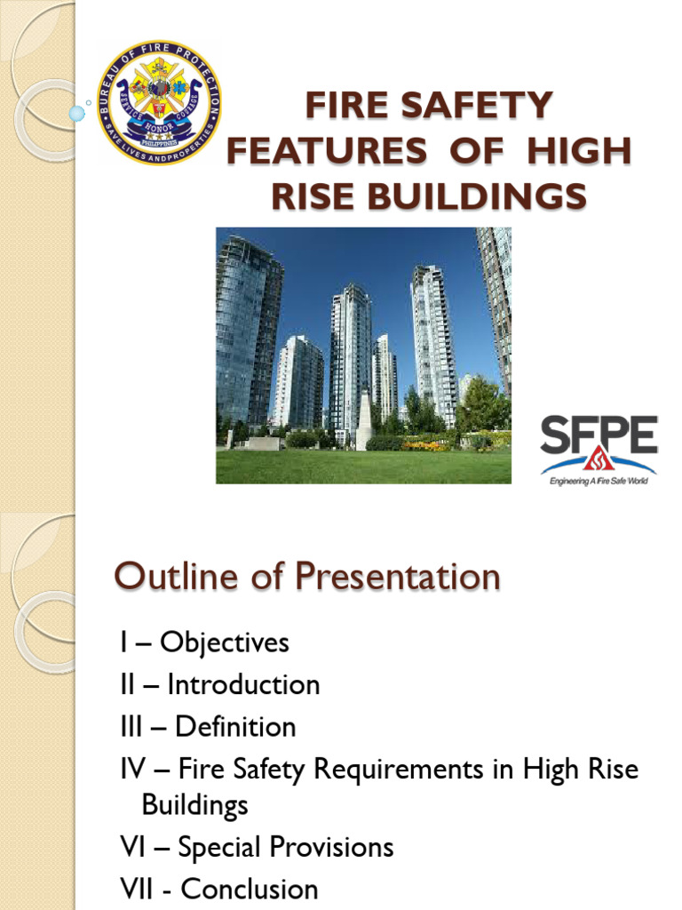 High Rise Building Fire Safety Features | PDF | Fire Sprinkler System ...