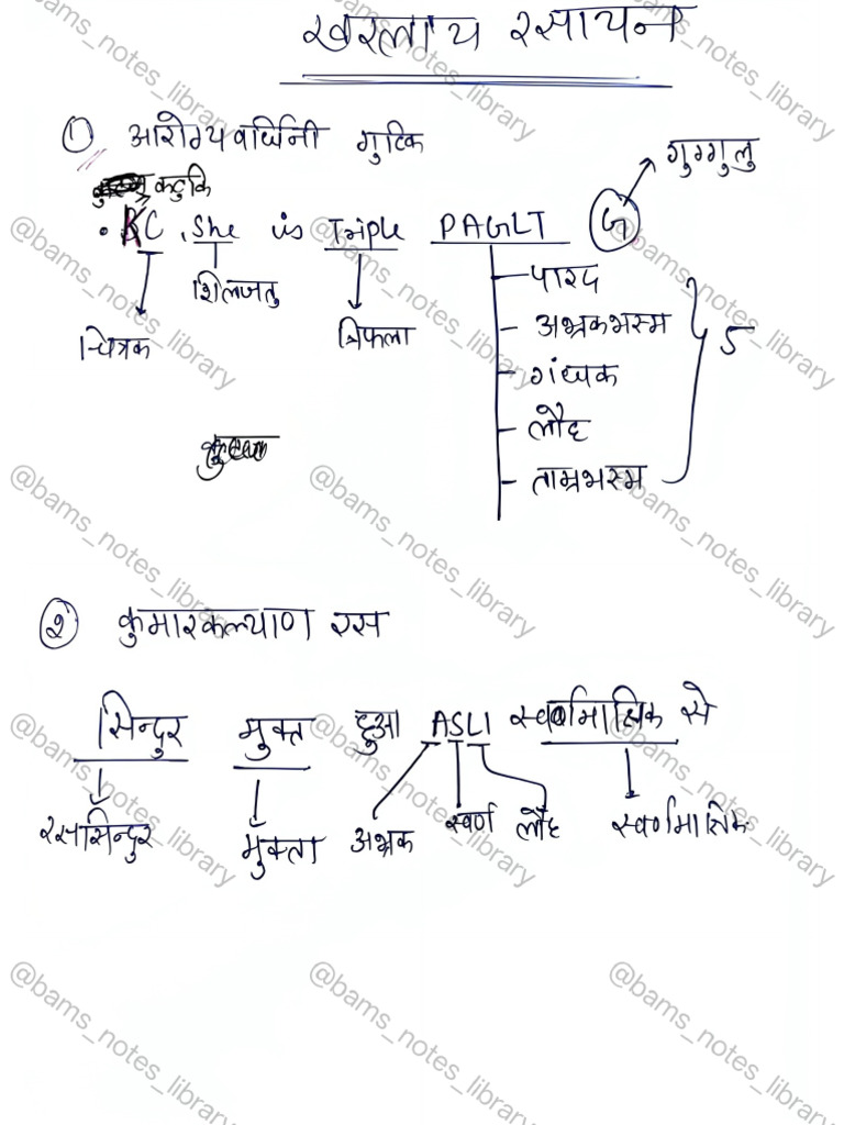 RSBK Paper 2 Trick @bams - Notes - Library | PDF