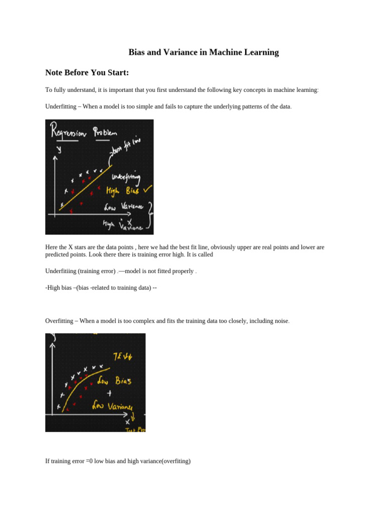 Understanding Bias and Variance in ML | PDF | Errors And Residuals ...
