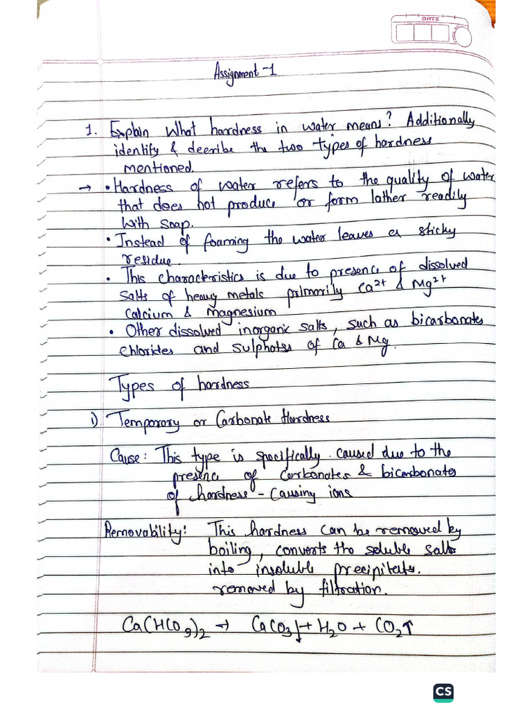 Assignment 1 Chem | PDF