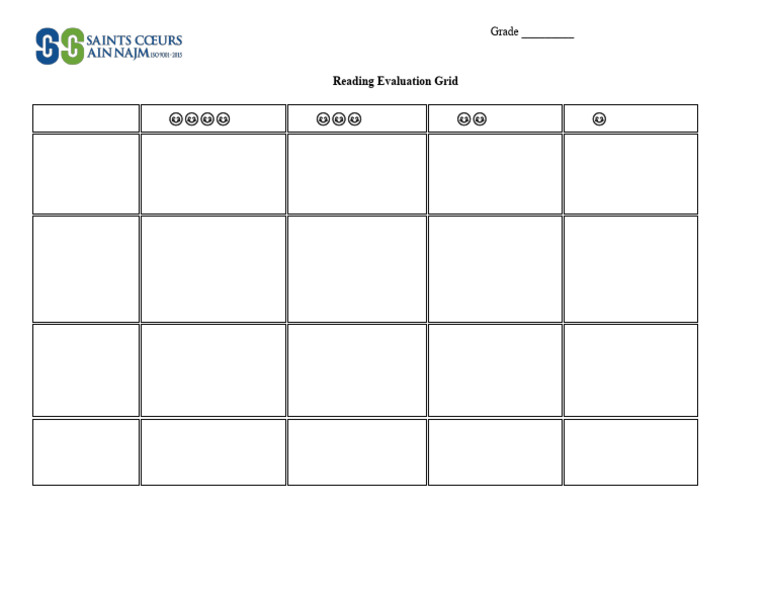 Reading Evaluation Criteria Grid | PDF | Tone (Linguistics) | Punctuation