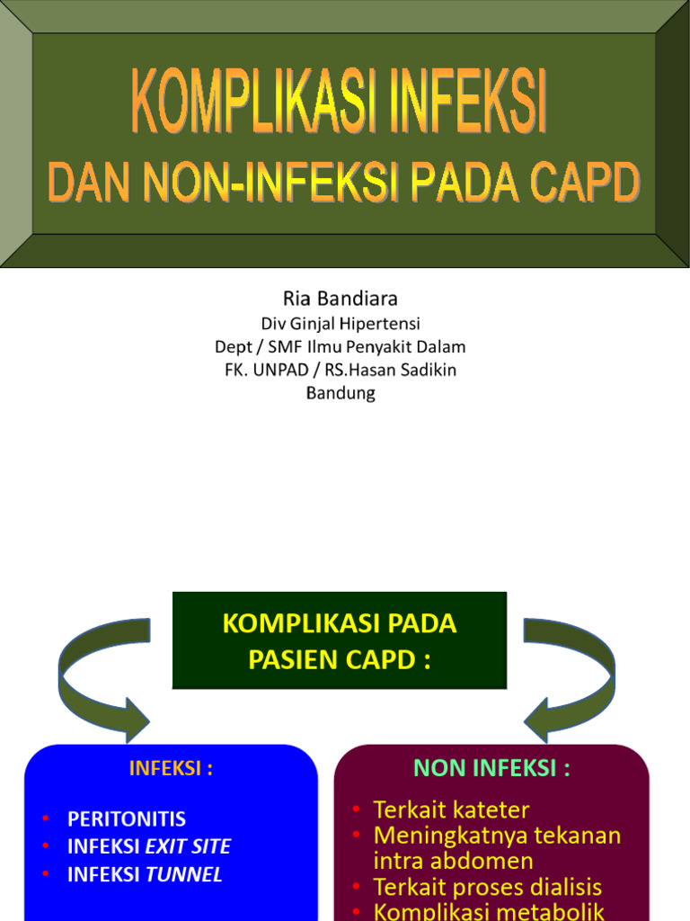 Komplikasi Infeksi pada Pasien CAPD | PDF