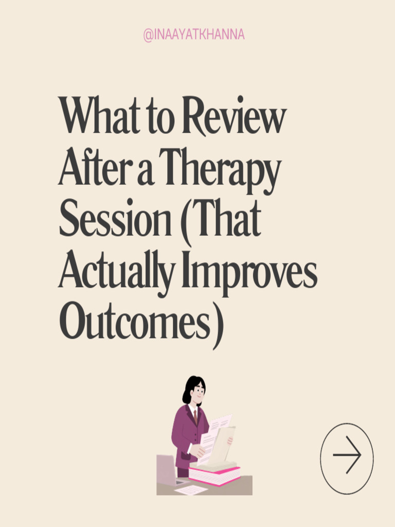 Effective Post-Therapy Session Review Tips | PDF