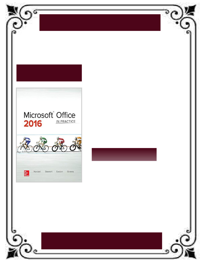 (Original PDF) Microsoft Office 2016: In Practice by Randy Nordell ...