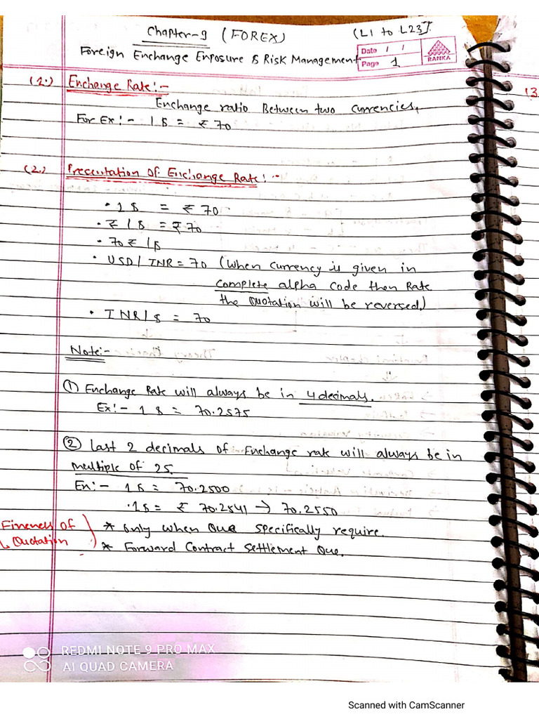 SFM Hand Written Notes (Ajay Sir) | PDF