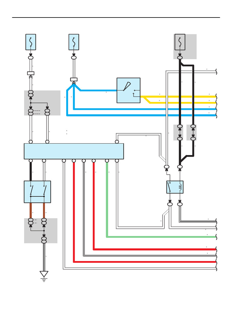 Engine Control Wiring Diagram 2AD-FHV/FTV | PDF | Propulsion | Internal ...