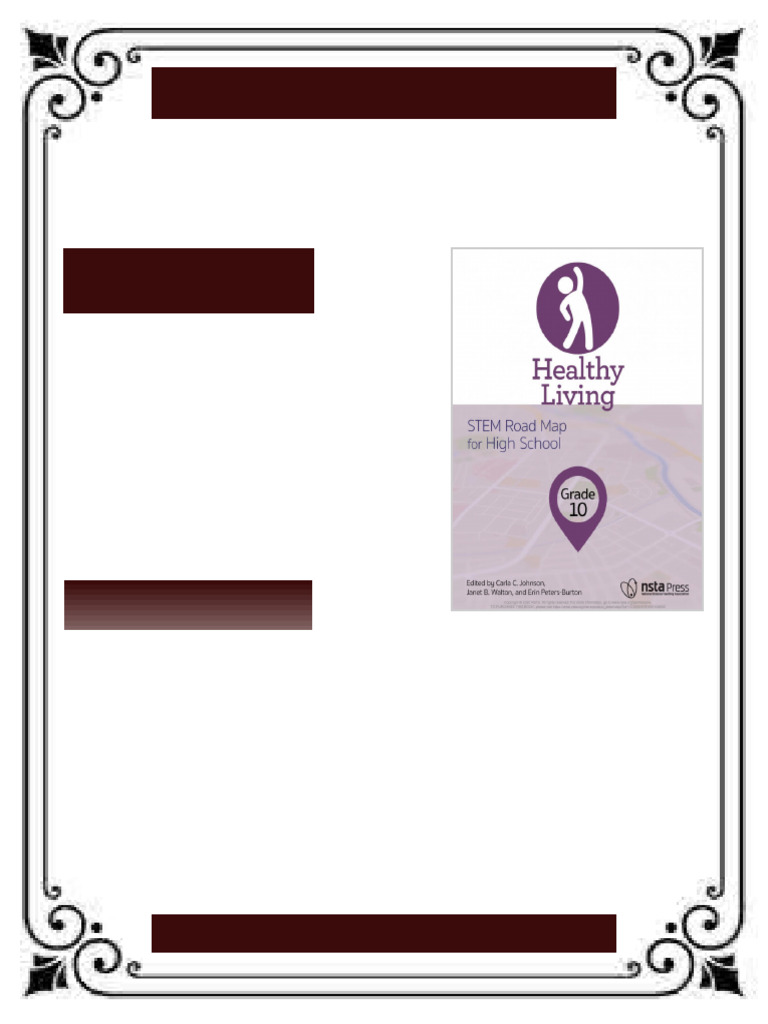 Healthy Living Grade 10 STEM Road Map for High School 1st Edition Carla ...
