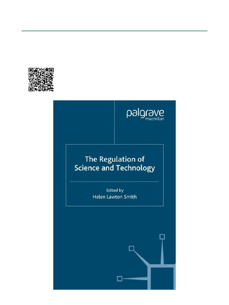 Regulation of Science & Technology Insights | PDF | Economics | Policy