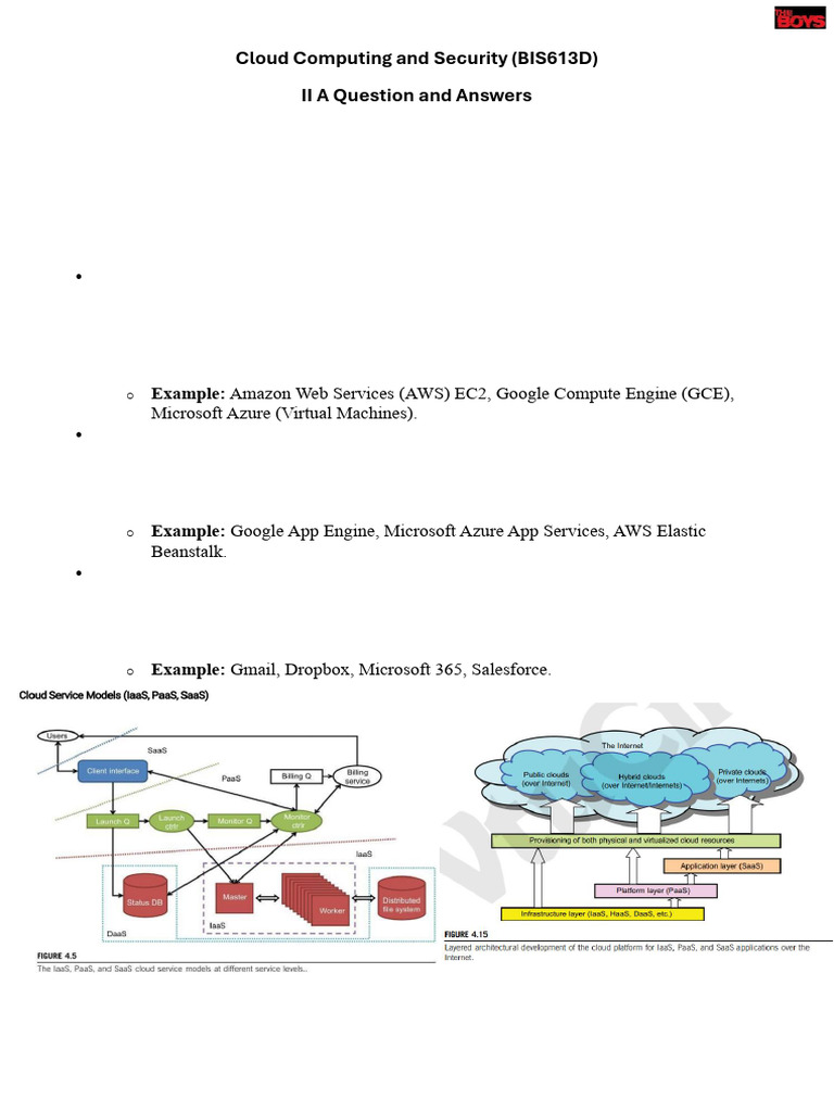 Cloud Computing and Security Module 3 IA2 (BIS613D) | PDF | Cloud ...
