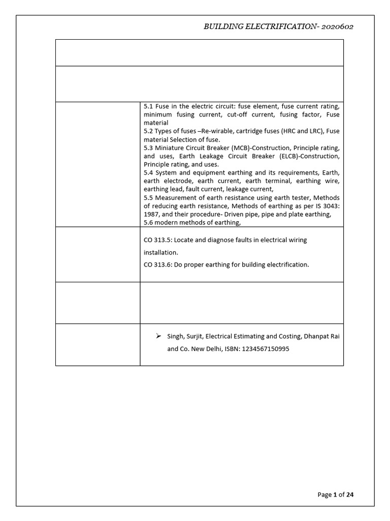 Electrical Installation Protection Guide | PDF | Fuse (Electrical ...
