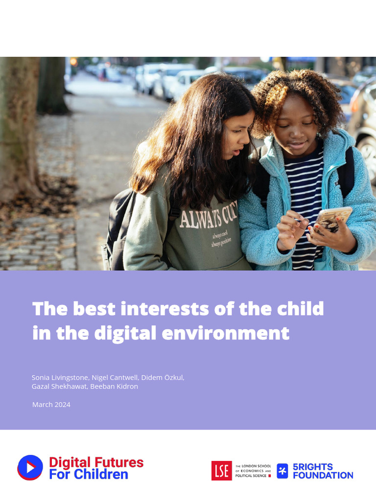 Best Interests of Children in Digital Space | PDF | Best Interests ...