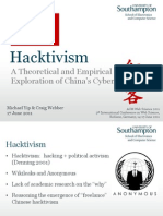 Hacktivism - A Theoretical and Empirical Exploration of China's Cyber Warriors