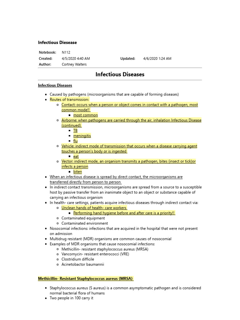 i d | PDF | Methicillin Resistant Staphylococcus Aureus | Infection