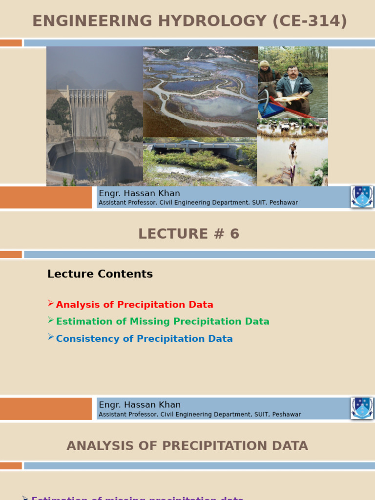 Precipitation Data Analysis Techniques | PDF | Mean | Slope