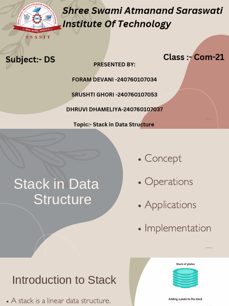 Understanding Stacks in Data Structures | PDF | Computer Science ...