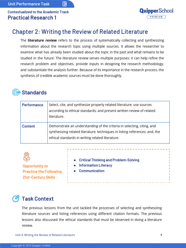 Literature Review Writing Guide | PDF | Citation | Apa Style