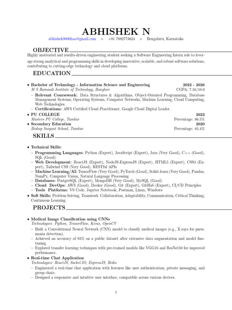RESUME | PDF | Software | Computing