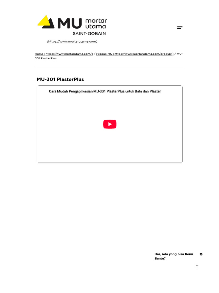 Panduan Aplikasi MU-301 PlasterPlus | PDF